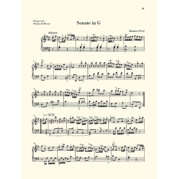 Henle Verlag Haydn Kleine frühe Sonaten