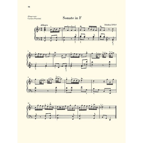Henle Verlag Haydn Kleine frühe Sonaten