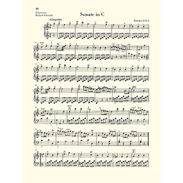 Henle Verlag Haydn Kleine frühe Sonaten