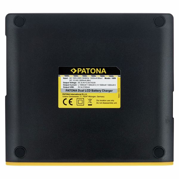 Patona Dual LCD Charger LP-E6