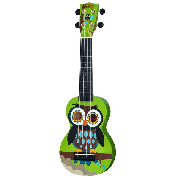 Mahalo Art - Owl Soprano Ukulele