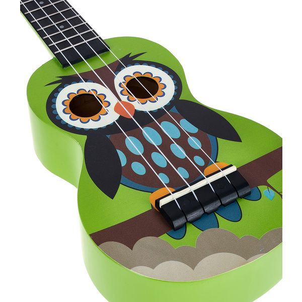 Mahalo Art - Owl Soprano Ukulele