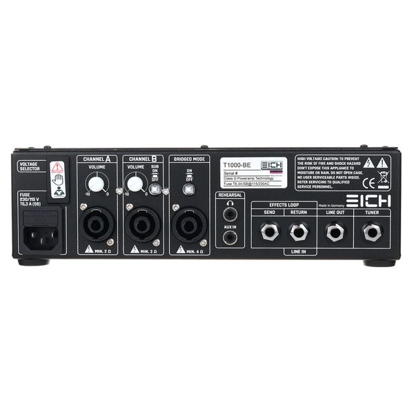 Eich Amplification T1000 Black Edition