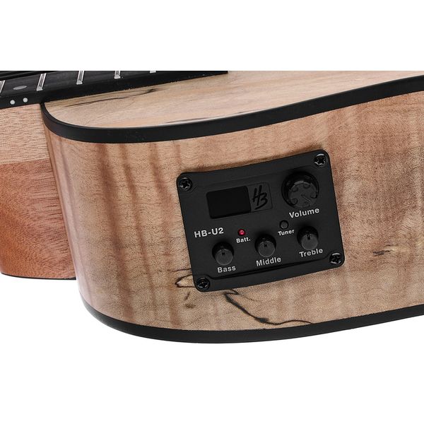 Harley Benton UkeBass Spalted Maple