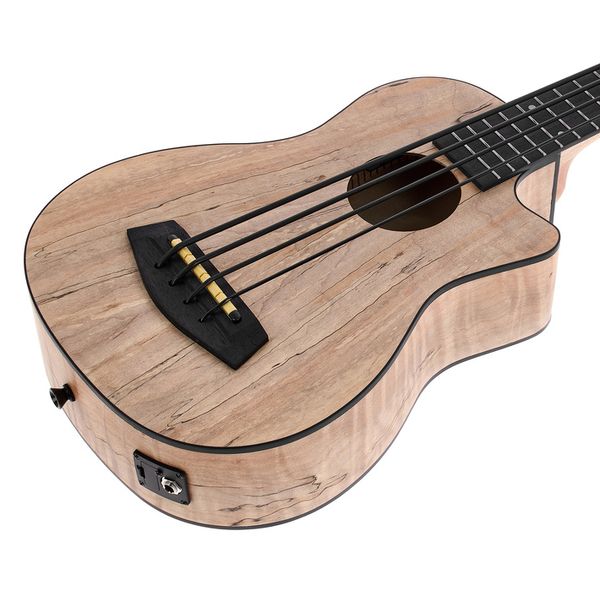 Harley Benton UkeBass Spalted Maple