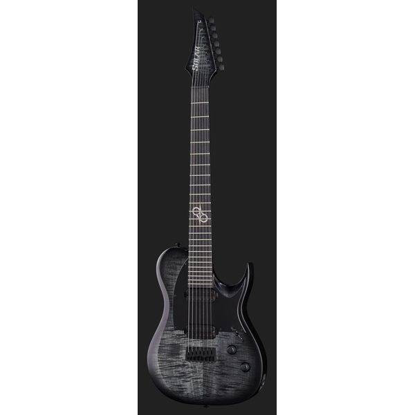 Solar Guitars T2.7FBB-Flame Black Burst