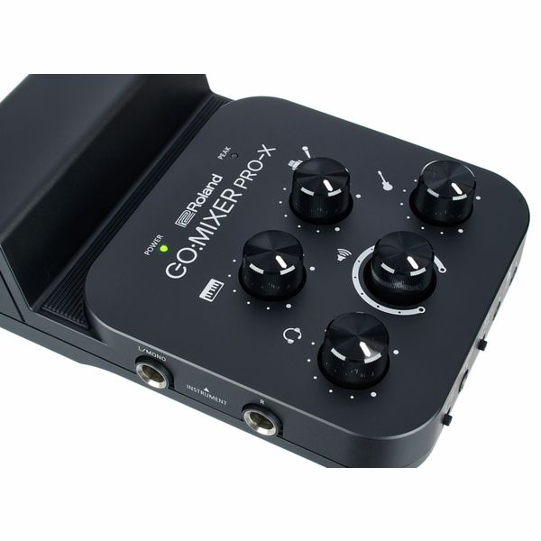  Roland GO:MIXER PRO-X Audio Mixer for Smartphones, Connect and  Mix up to 7 Audio Sources