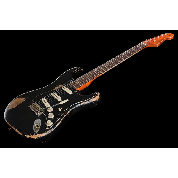 Fender 60 Strat BLK Heavy Relic MBAH