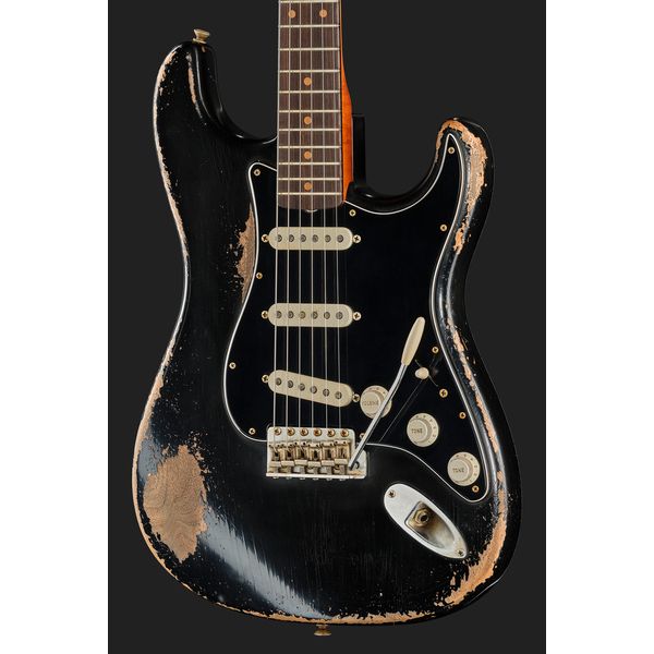 Fender 60 Strat BLK Heavy Relic MBAH