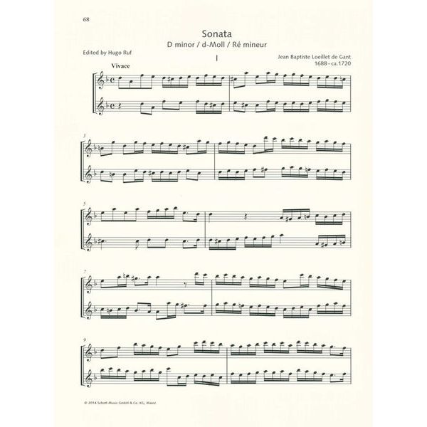 Schott Recorder Library Suites