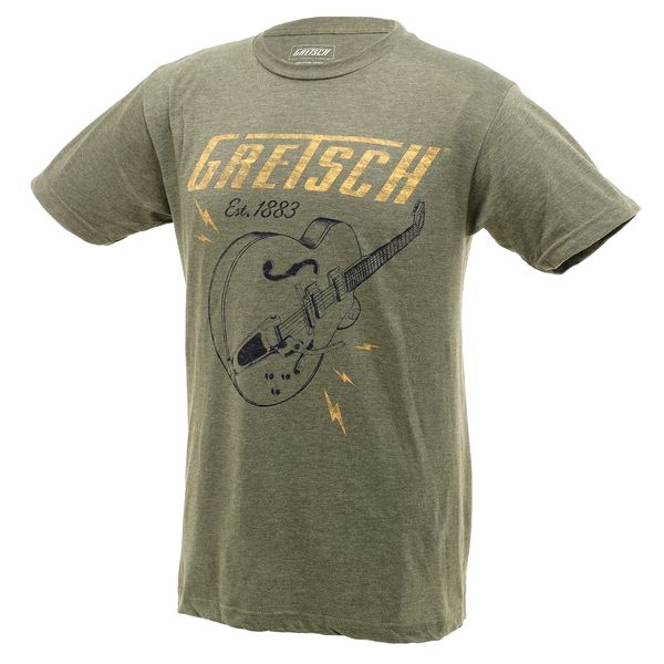 Gretsch T-Shirt Lightning Bolt XXL