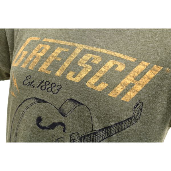 Gretsch T-Shirt Lightning Bolt XXL