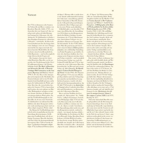 Henle Verlag Marcello Cellosonate F-Dur