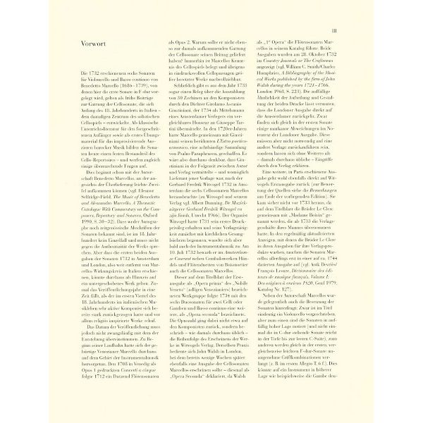Henle Verlag Marcello Cellosonate F-Dur