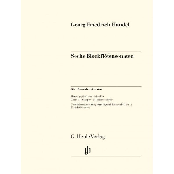 Henle Verlag Händel Blockflötensonaten