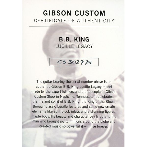 Gibson BB King Lucille Legacy