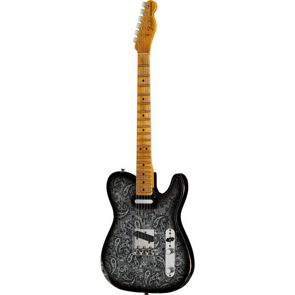 Fender 68 Tele Black Paisley Relic