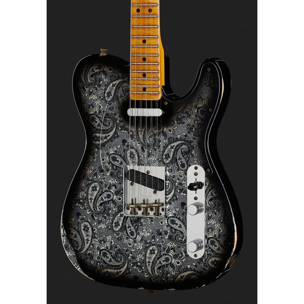 Fender 68 Tele Black Paisley Relic