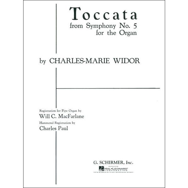G. Schirmer Widor Toccata Symphony No.5