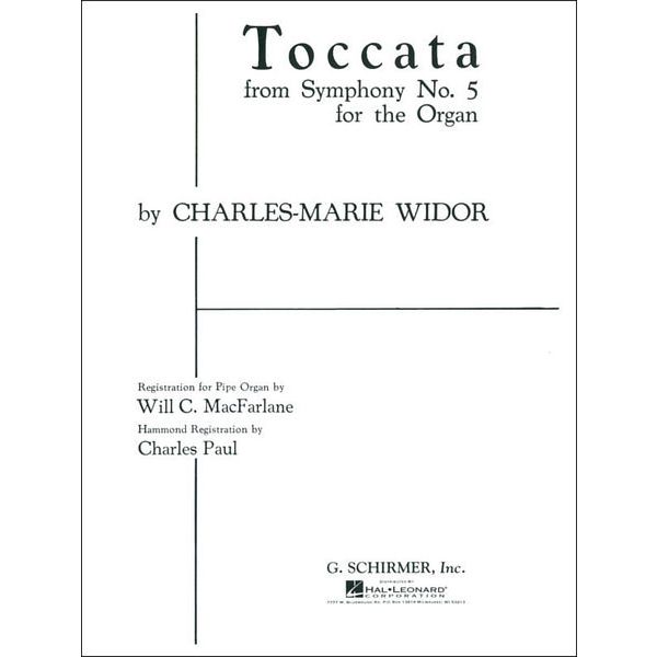 G. Schirmer Widor Toccata Symphony No.5 – Thomann United States