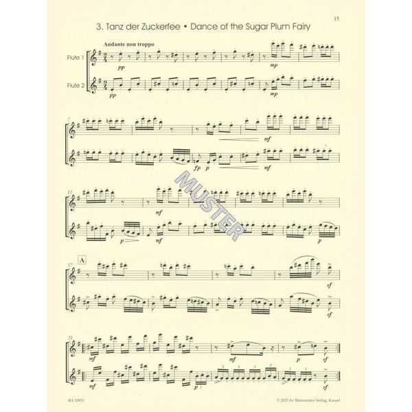 Bärenreiter Nussknacker-Suite 2 Flutes
