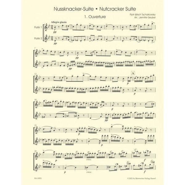 Bärenreiter Nussknacker-Suite 2 Flutes