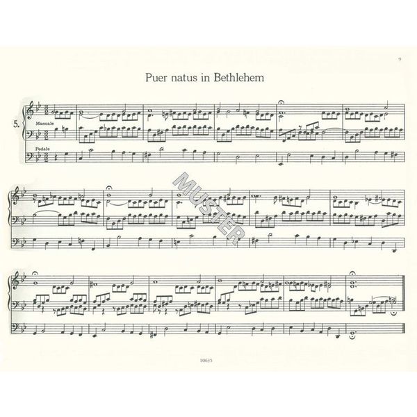Edition Peters Bach Orgelbüchlein