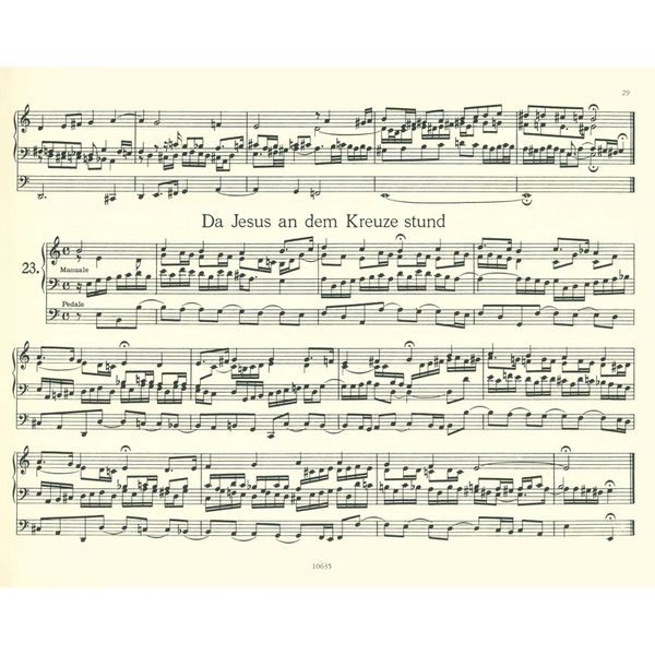 Edition Peters Bach Orgelbüchlein