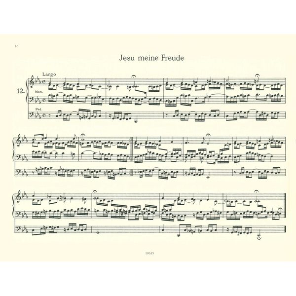 Edition Peters Bach Orgelbüchlein