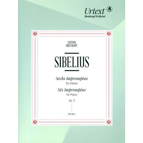 Breitkopf & Härtel Sibelius Sechs Impromptus