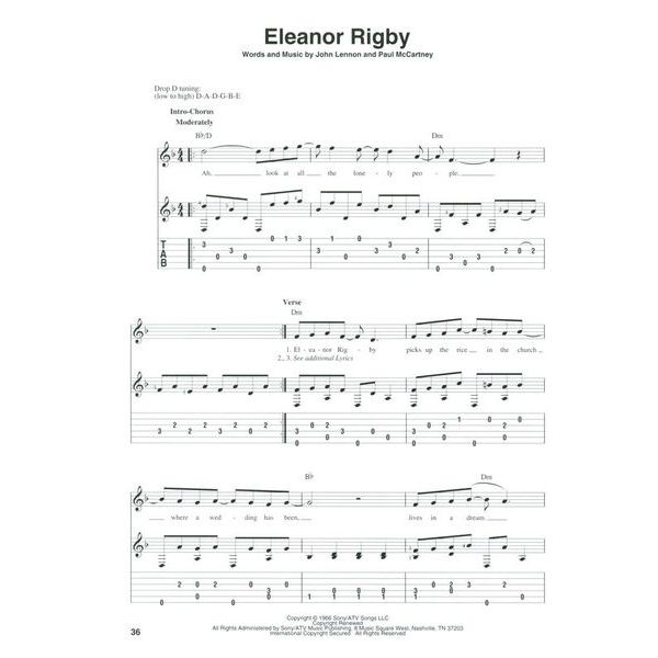 Hal Leonard Fingerpicking Beatles