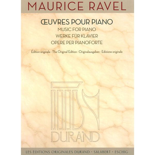 Editions Durand Ravel Œuvres Pour Piano