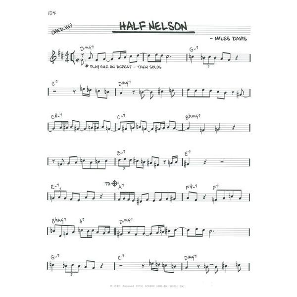 Hal Leonard The Real Bebop Book Bb