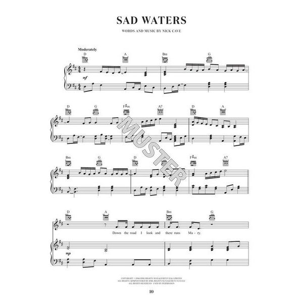 Hal Leonard Nick Cave Idiot Prayer Piano