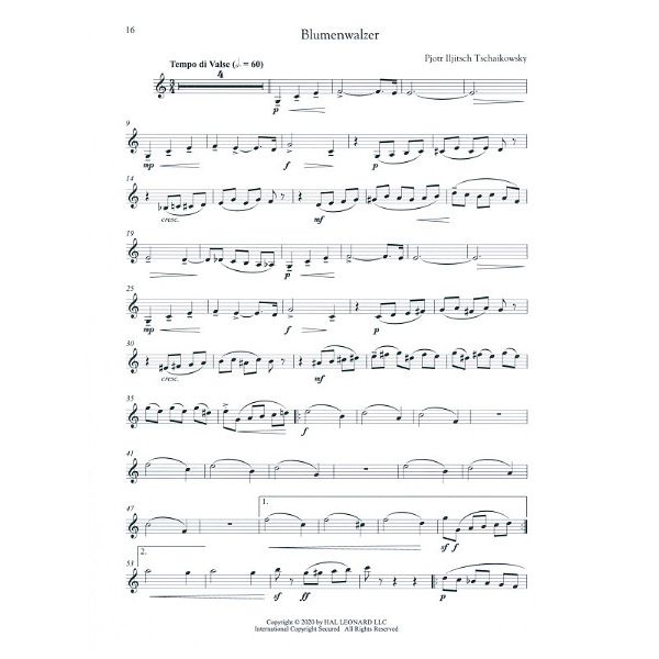 Hal Leonard Tschaikowsky Nussknacker KL