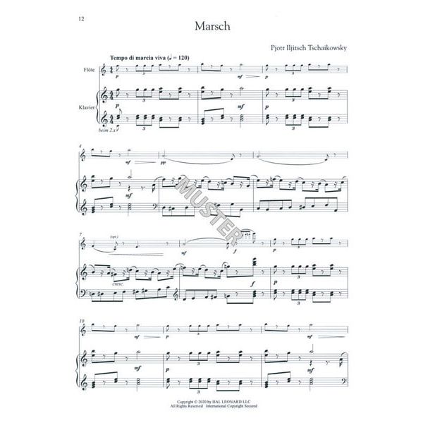 Hal Leonard Der Nussknacker Flute