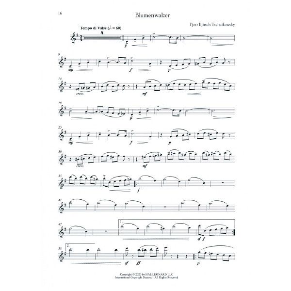 Hal Leonard Tschaikowsky Nussknacker Flute