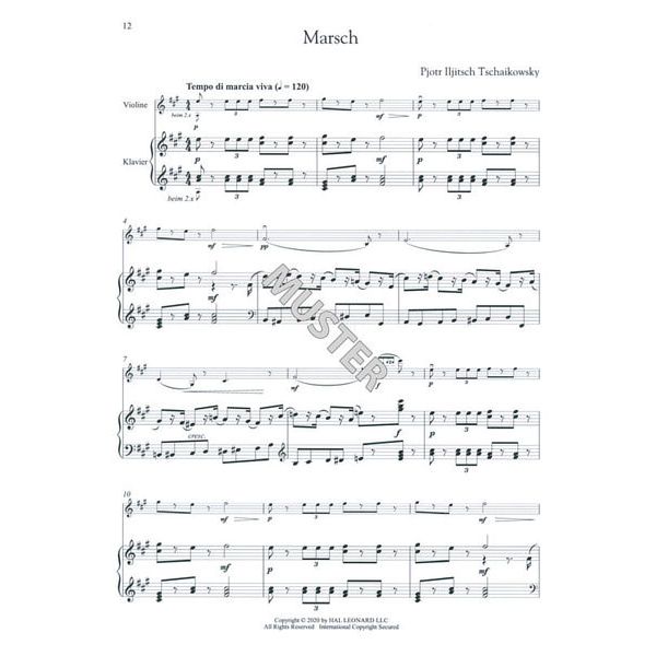 Hal Leonard Der Nussknacker Violin