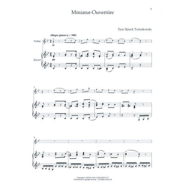 Hal Leonard Tschaikowski Nussknacker Violi