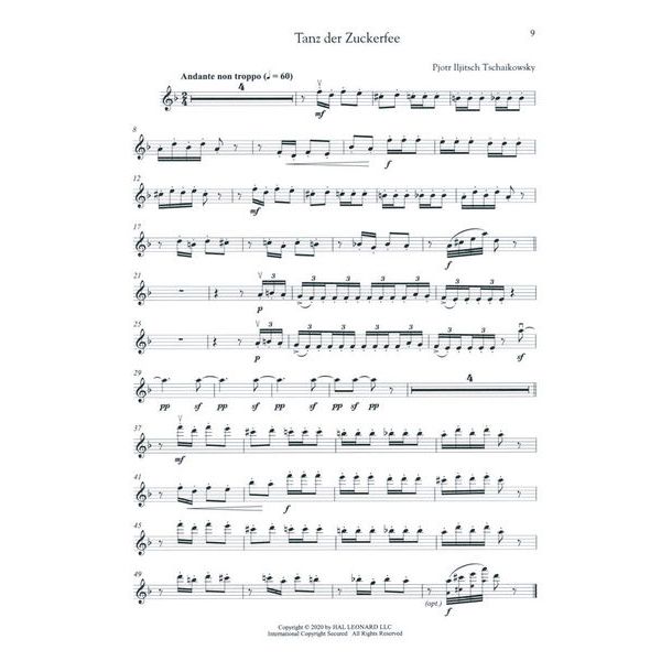 Hal Leonard Tschaikowski Nussknacker Violi