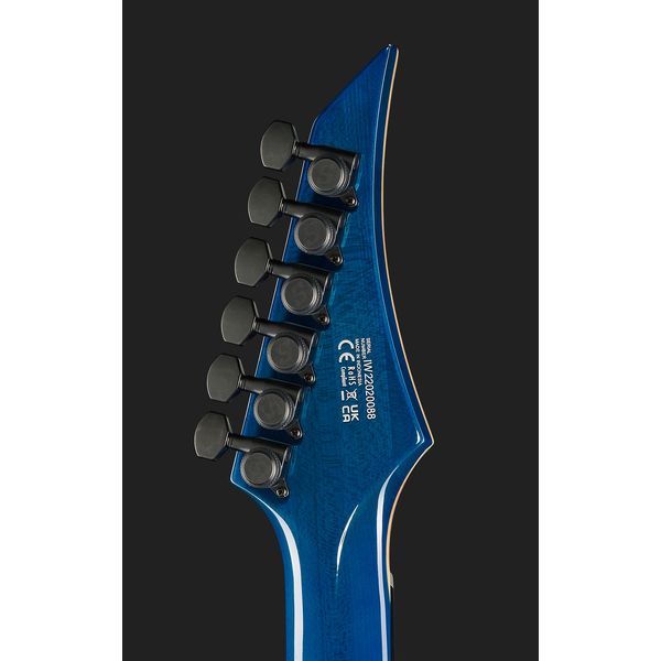 Solar Guitars S1.6AQOB Quilted Ocean Blue Br