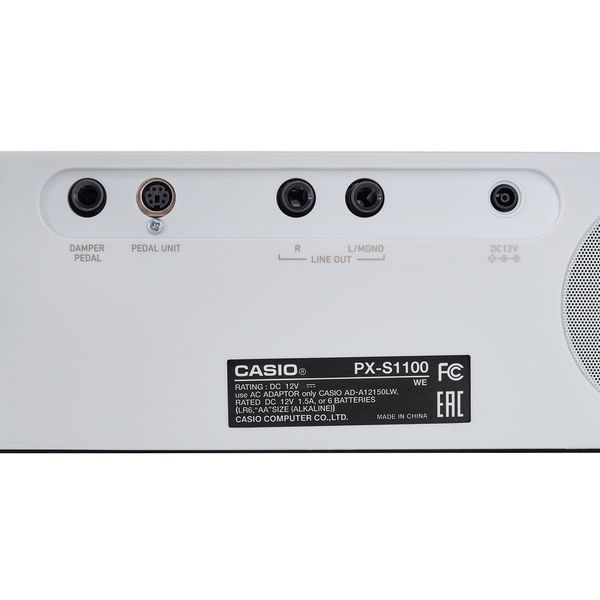 Casio PX-S1100 WE Deluxe Bundle