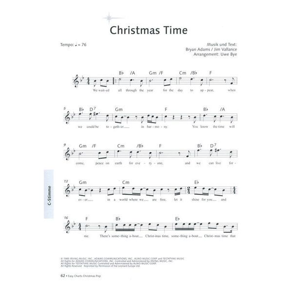 Music Factory EasyCharts Christmas Playalong