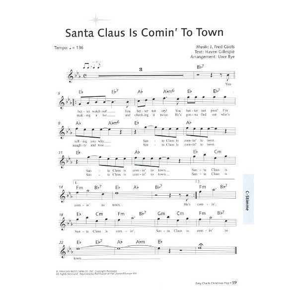 Music Factory EasyCharts Christmas Playalong