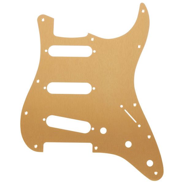 Fender Pickguard Strat. Gold SSS 11