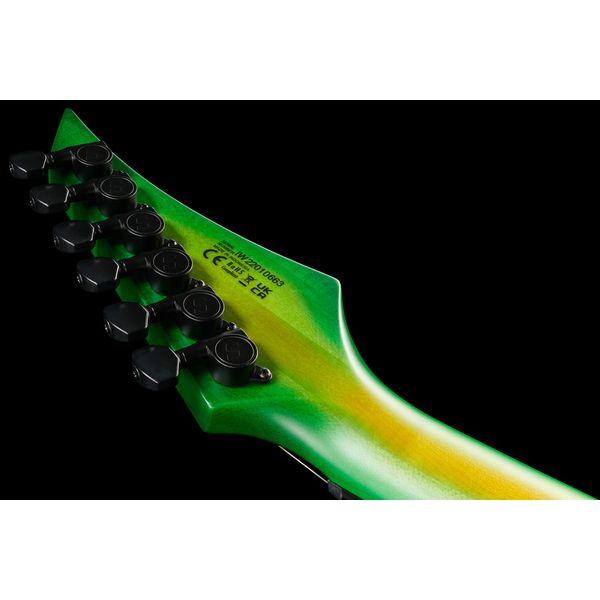 Solar Guitars V2.6LB Flame Lime Burst Matte