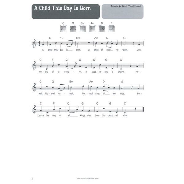 Bosworth 100 Kinderlieder Gitarre Weih