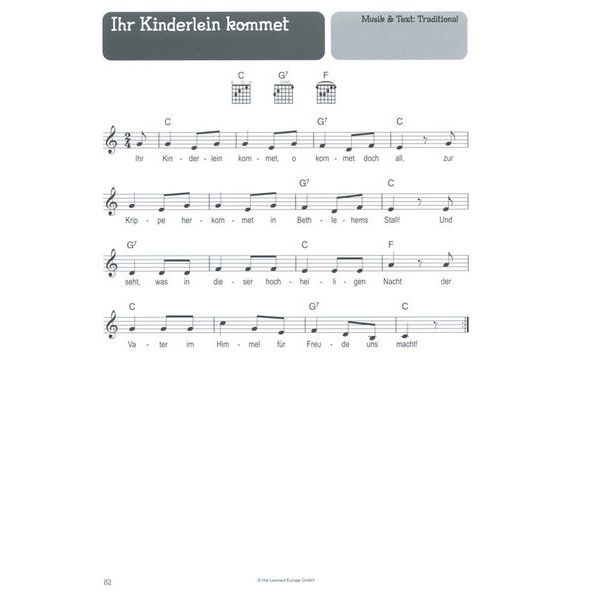 Bosworth 100 Kinderlieder Gitarre Weih