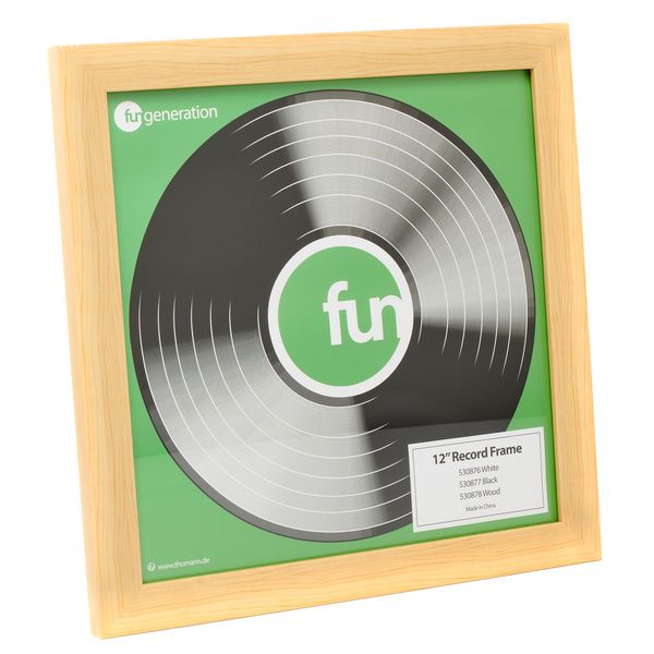 Fun Generation 12" Record Frame wood