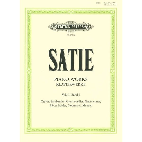 Edition Peters Satie Klavierwerke